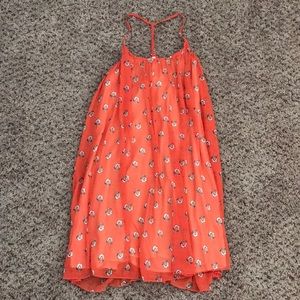 Abercrombie Orange Floral Dress